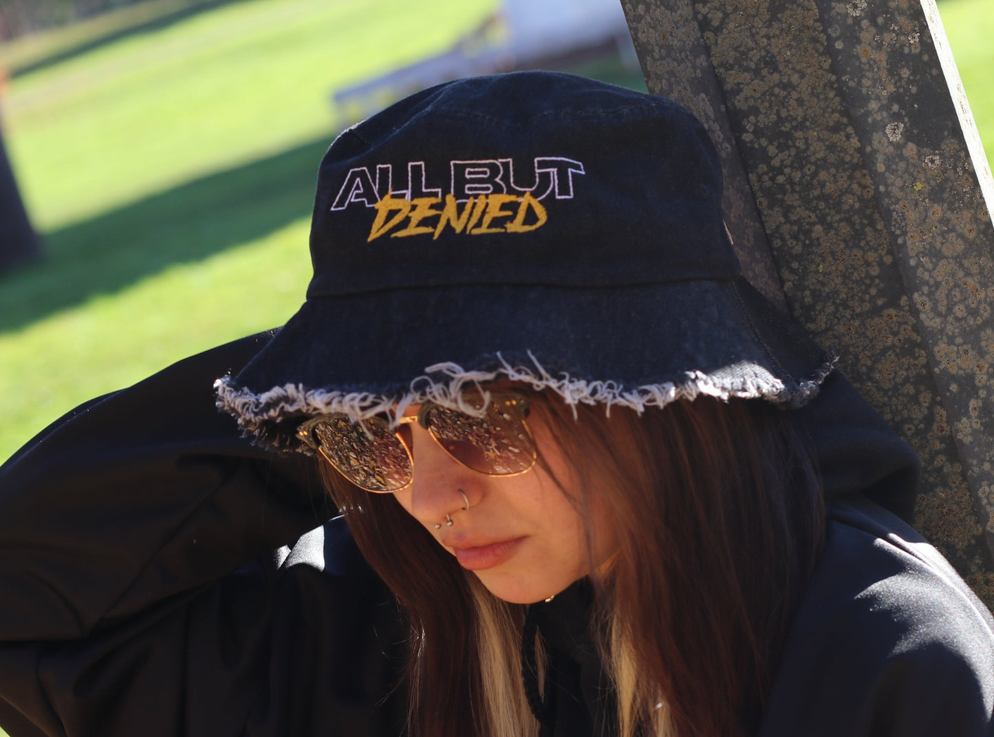 All But Denied (Distressed Distressed Bucket Hat)